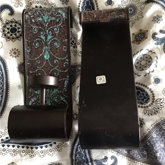 Two Candle Wall Sconces - Picture 3 of 3